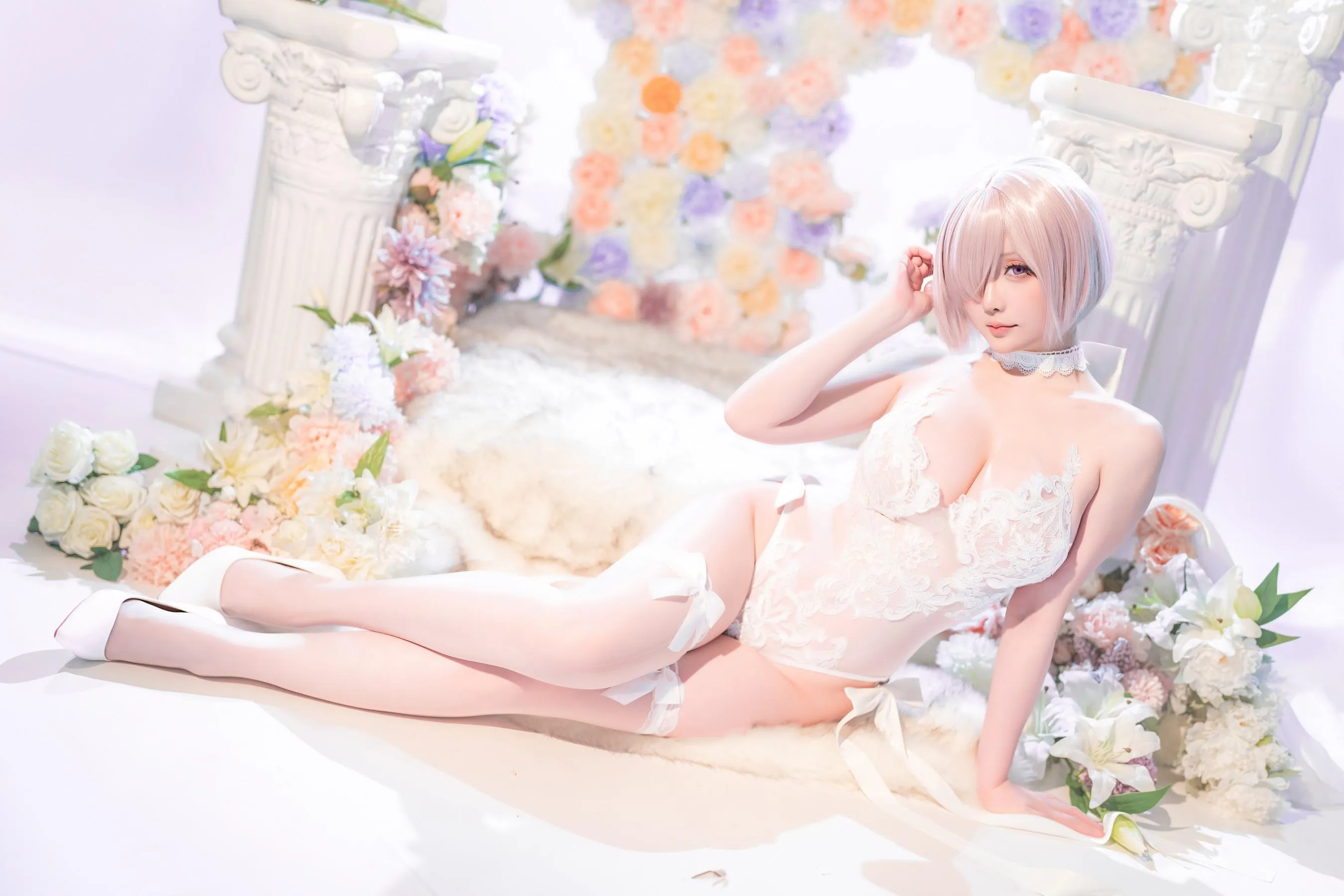星之迟迟 – NO.141 FGO-玛修同人婚纱 [79P]插图1